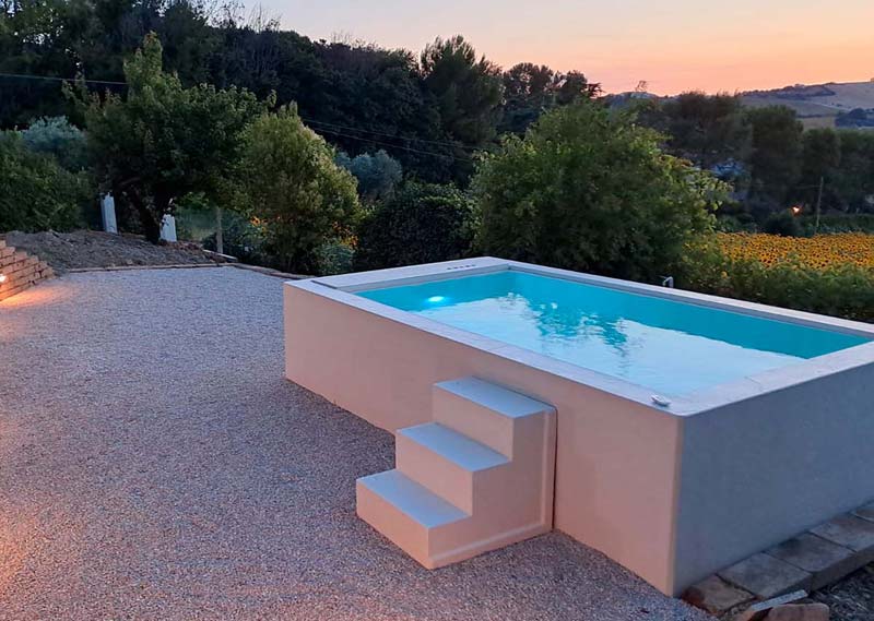 piscina 6x3 fuori terra